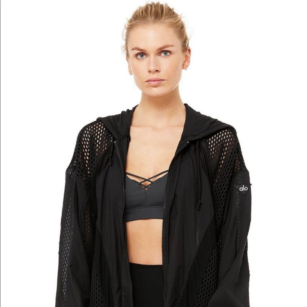 ALO YOGA NWT Feature Running Jacket Mesh, Sexy
